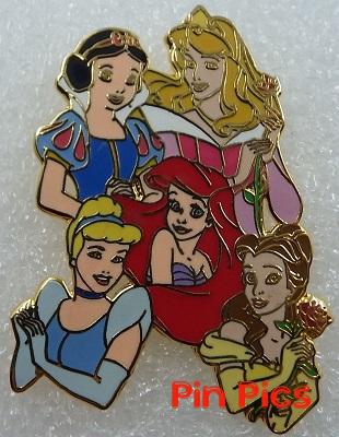 WDW - Princesses - Parti Gras 2003 - Framed Set
