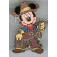 WDW - Mickey and Minnie - Hand Car - Pin of the Month - Vintage #2