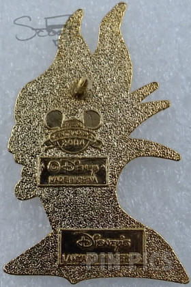 WDW - Maleficent - Villain Heads - Cast Lanyard Series 2 2003 - 2004  pin collectible - Main Image 2