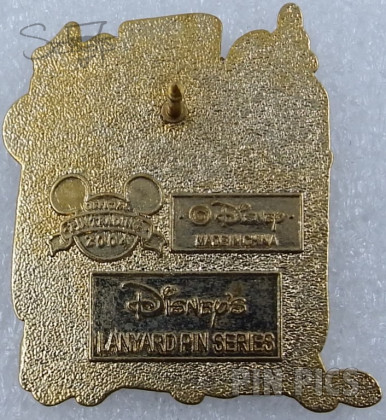 WDW - Abu the Monkey - Pets of Stars - Cast Lanyard Series 2 2003 - 2004  pin collectible - Main Image 2