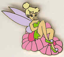 Bootleg - Disneyland Tram Driver Badge With Tinker Bell