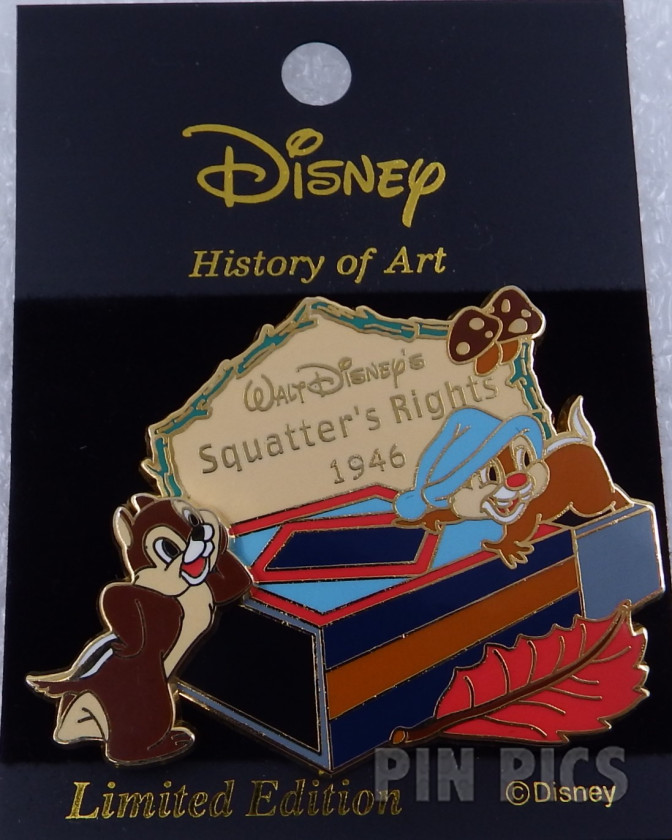 Japan - Chip and Dale - Squatters Rights 1946 - History of Art 2003  pin collectible - Main Image 3
