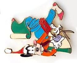 Jayne Co - Antigua 1 cent Donald Duck Stamp pin