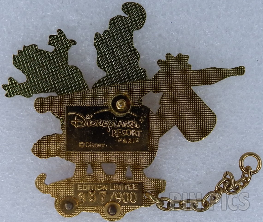 DLP - Chip and Dale - Train Series  pin collectible - Main Image 2