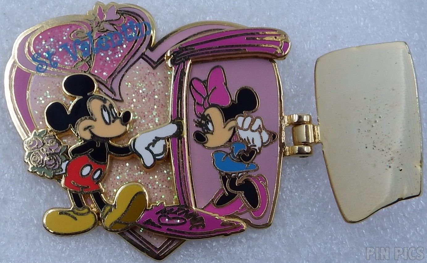 DLP - St. Valentine - Mickey and Minnie - Hinged  pin collectible - Main Image 2