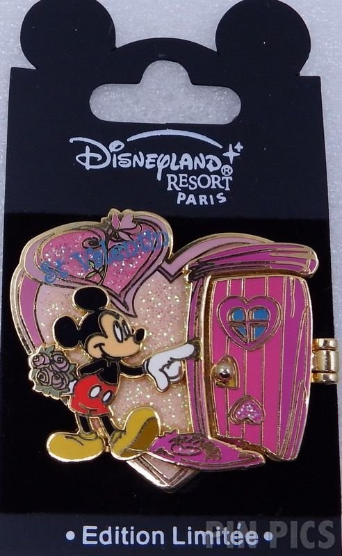 DLP - St. Valentine - Mickey and Minnie - Hinged  pin collectible - Main Image 4