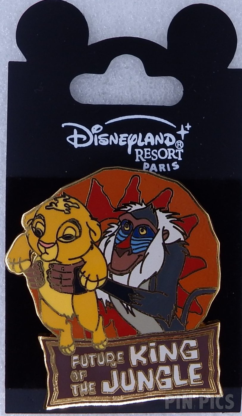 DLP - Simba and Rafiki - Future King  pin collectible - Main Image 3
