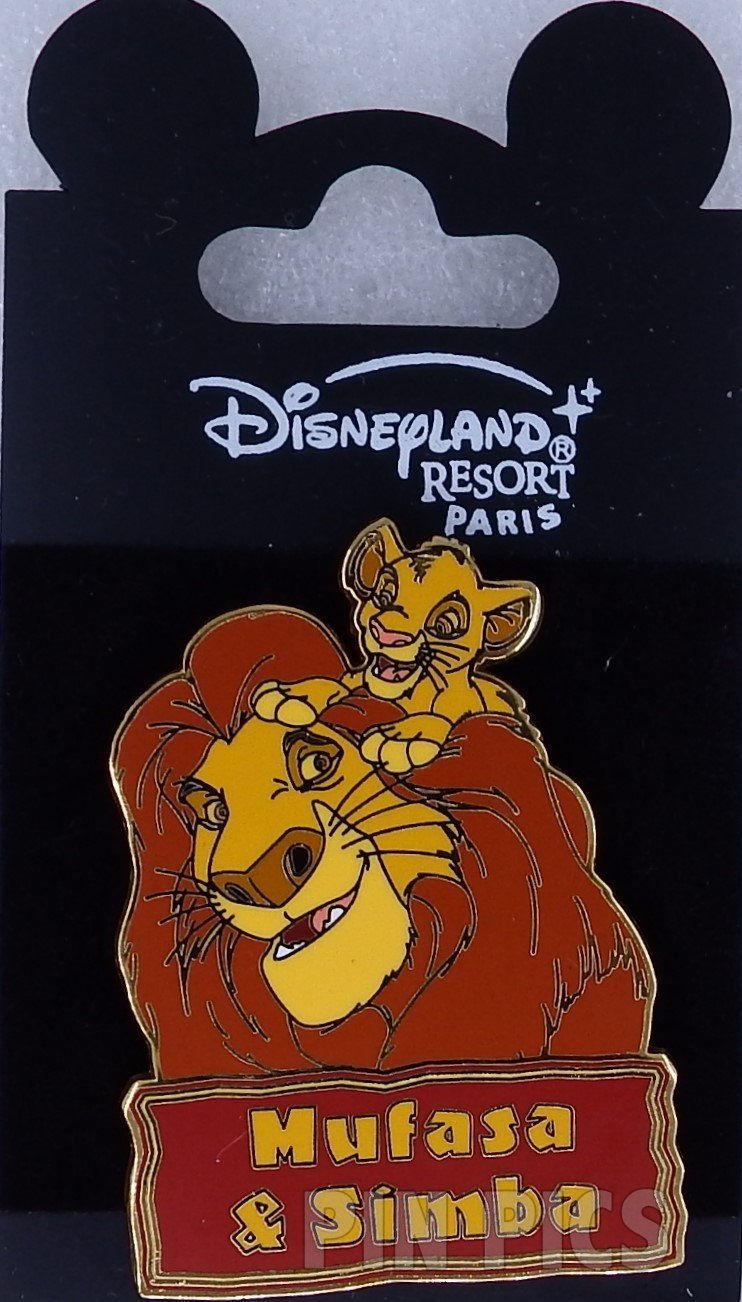 DLP - Simba and Mufasa - Lion king  pin collectible - Main Image 3
