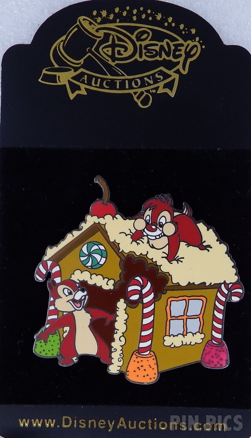 DA - Chip and Dale - Gingerbread House  pin collectible - Main Image 3