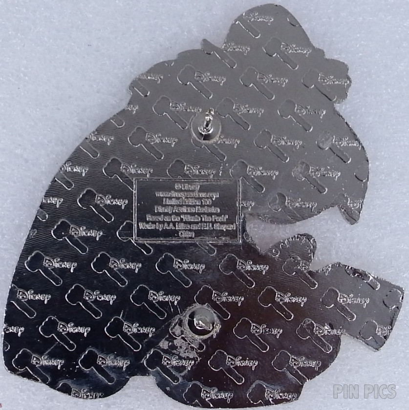 DA - Eeyore - Santa Hat and Christmas Present  pin collectible - Main Image 2