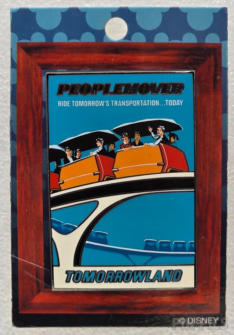 DLR - Peoplemover - Framed Attraction Poster  pin collectible - Main Image 3