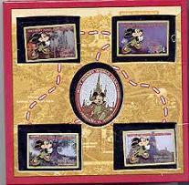 Monsters Inc. Logo - Mike & Sulley (Blue & Black Prototype)