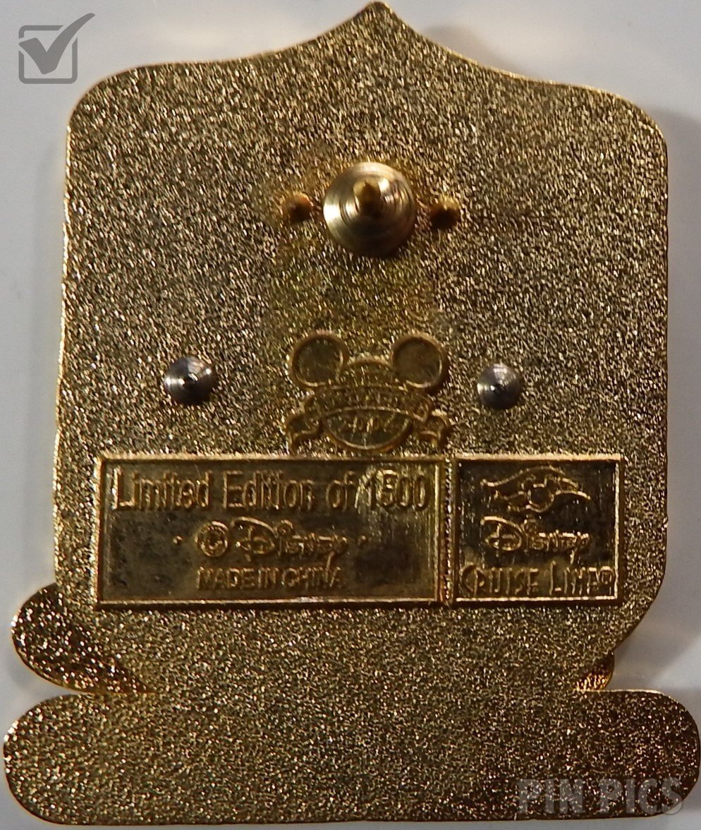 Disney Cruise Line - Mickey and Minnie Anchor (2004)  pin collectible - Main Image 2