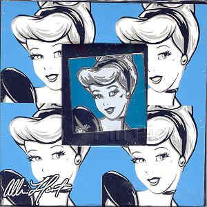 DLR - Snow White - Allison Lefcort Color Portrait - Pink