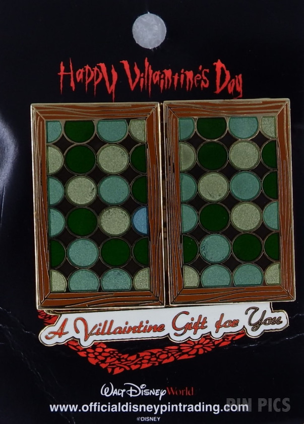 WDW - Old Hag Evil Witch - Happy Villaintines Day 2004  pin collectible - Main Image 3