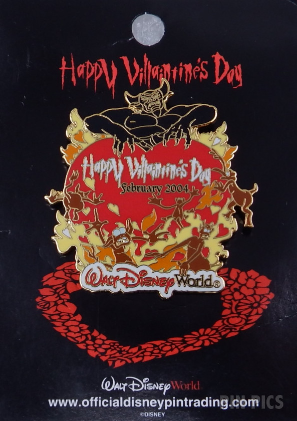WDW - Chernabog Compler - Happy Villaintine’s Day 2004  pin collectible - Main Image 3