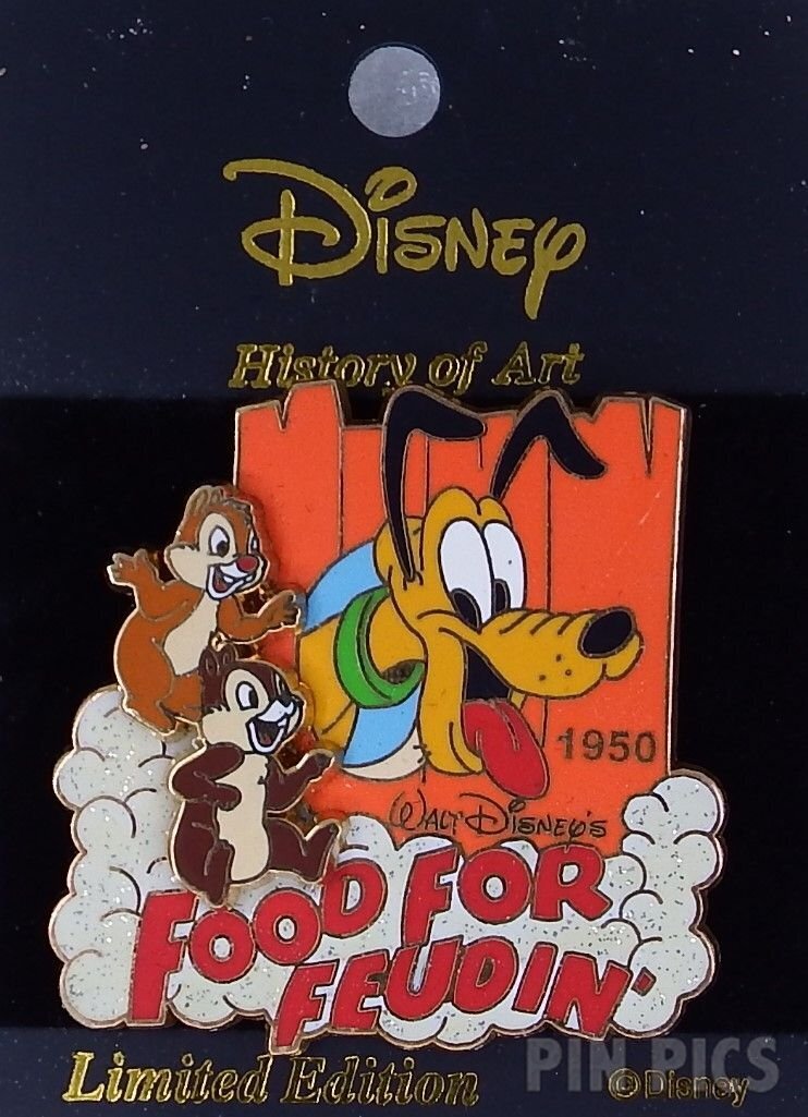 Japan - Pluto, Chip and Dale - Food for Feudin - History of Art  pin collectible - Main Image 3