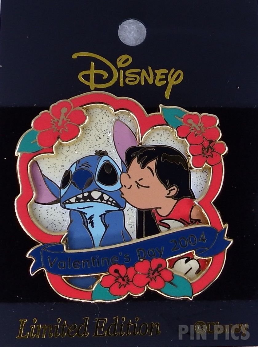 Japan - Lilo and Stitch - Valentines Day 2004  pin collectible - Main Image 3