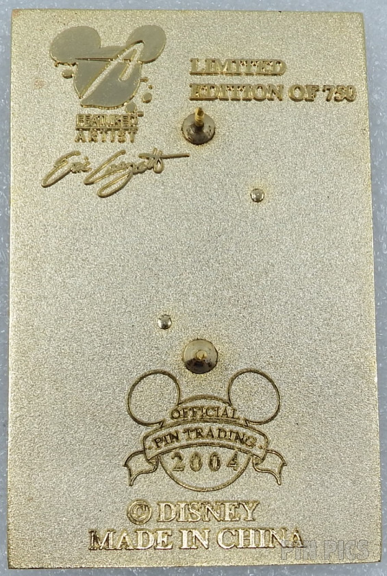 WDW - Mickey Mouse - Art Deco - Featured Artist #1 - Jumbo  pin collectible - Main Image 2