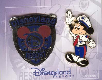 DLR - Security Badge and Officer Mickey Set - Cast Exclusive  pin collectible - Main Image 2