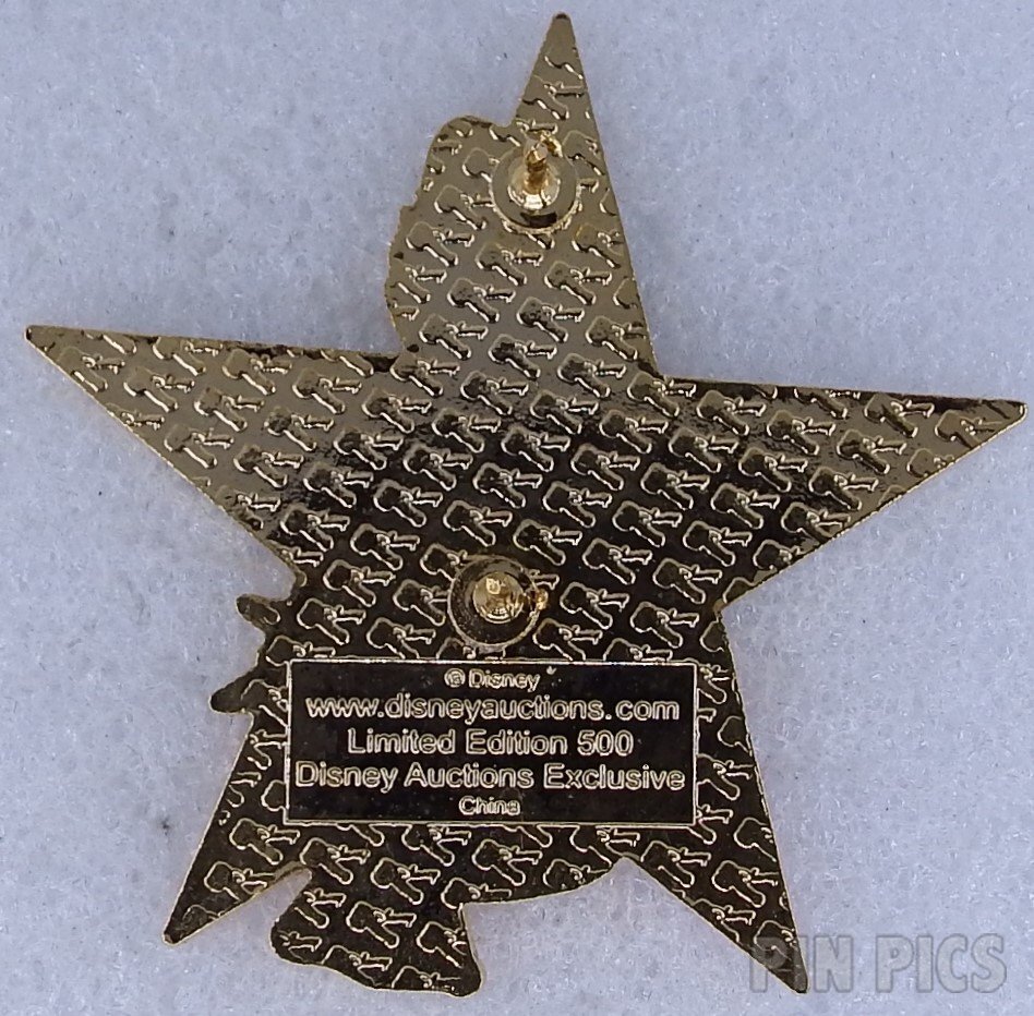 DA - Donald Duck with Pilot Wings - Patriotic Star  pin collectible - Main Image 2