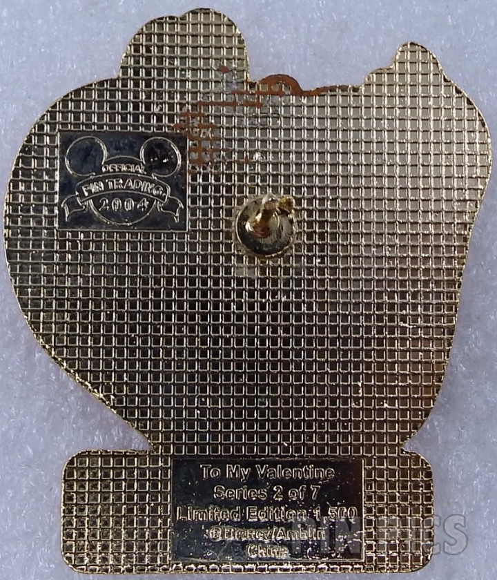 WDW - Jessica and Roger - Valentine’s Day 2004 - Honey Bunny  pin collectible - Main Image 2