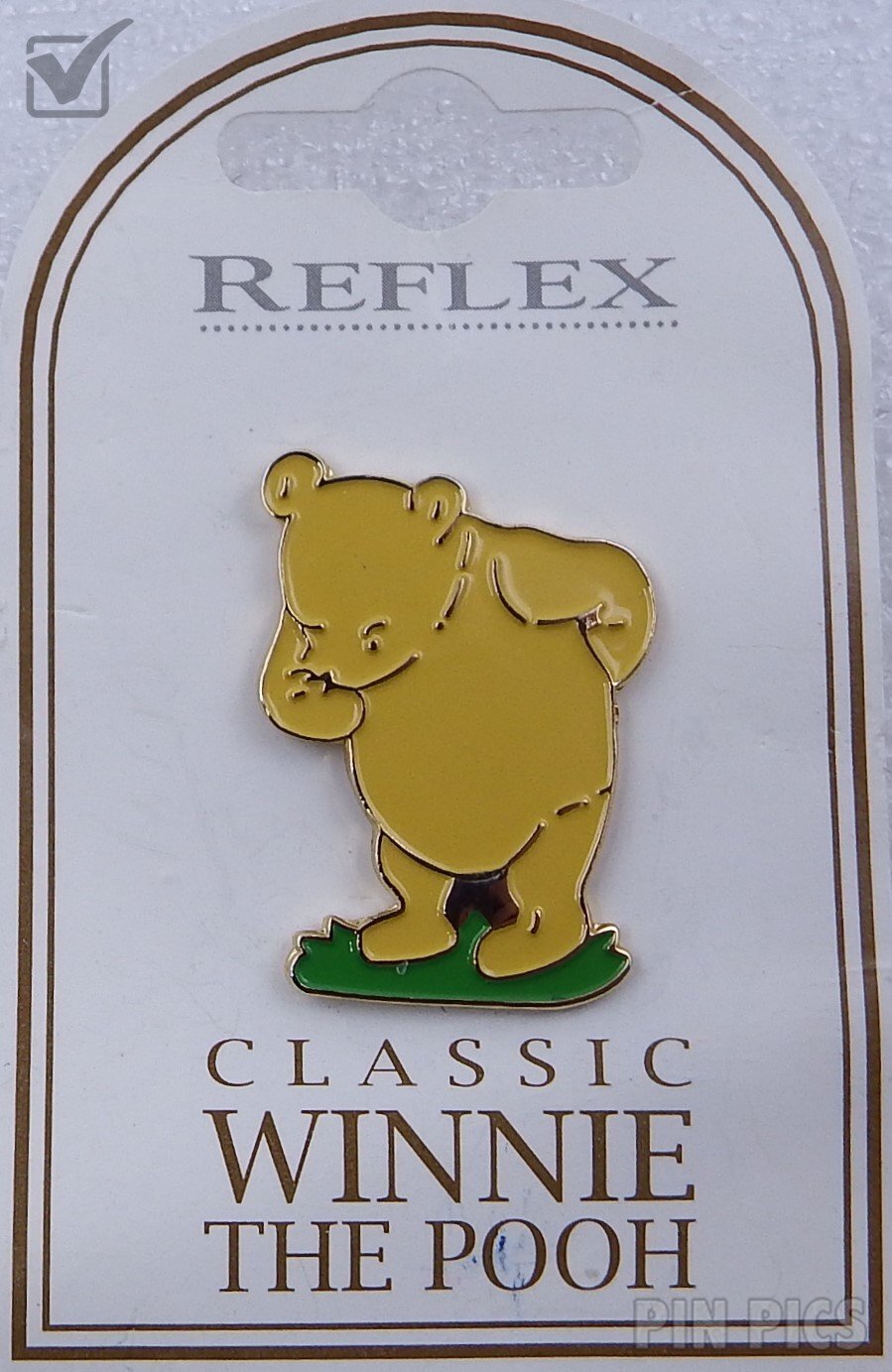 Reflex - Pooh - Looking Down Thinking  pin collectible - Main Image 3
