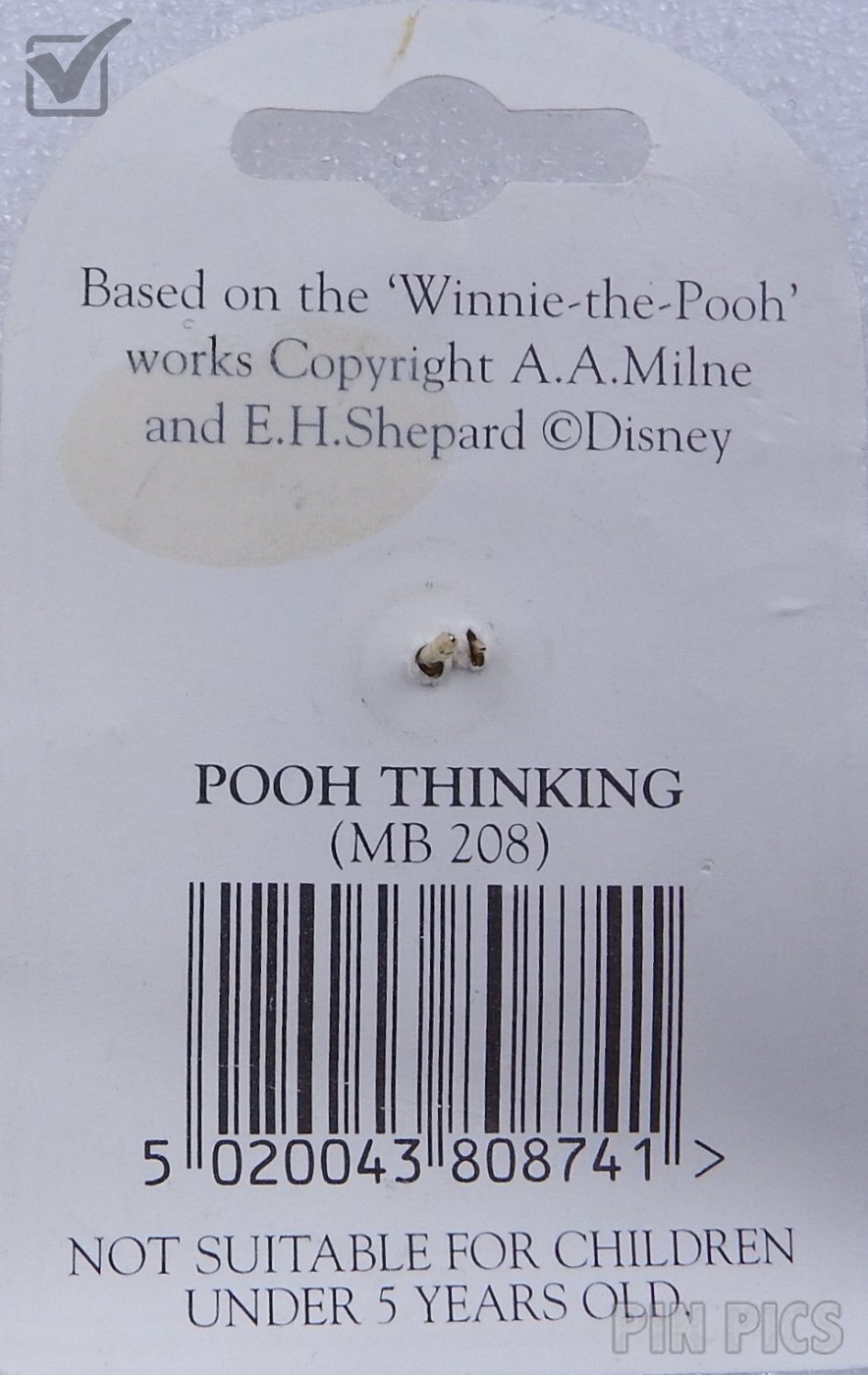 Reflex - Pooh - Looking Down Thinking  pin collectible - Main Image 4