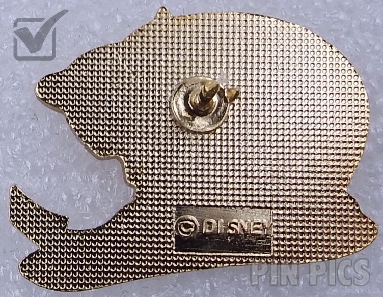 Pooh Writing - bent over - Reflex  pin collectible - Main Image 2