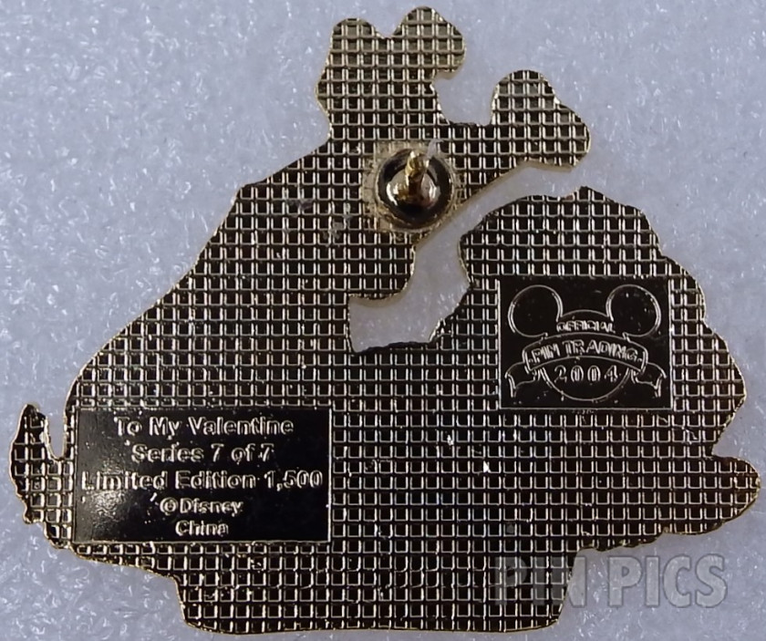 WDW - Lady and Tramp - Sweetheart Collection - Valentines Day 2004  pin collectible - Main Image 2