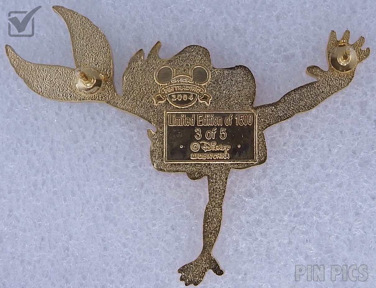 Ariel Swimming - Little Mermaid Wooden Boxed Set  pin collectible - Main Image 2