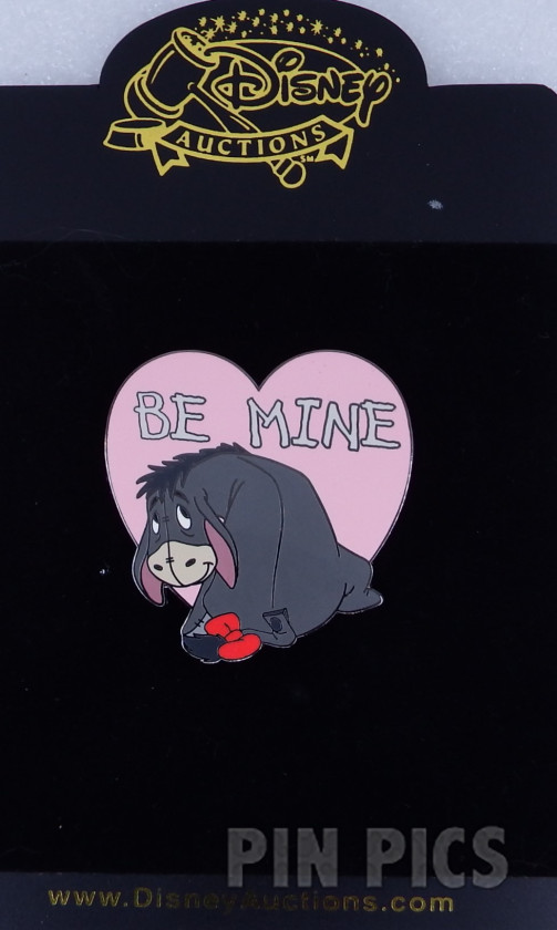 DA - Eeyore - Valentine - Be Mine  pin collectible - Main Image 3