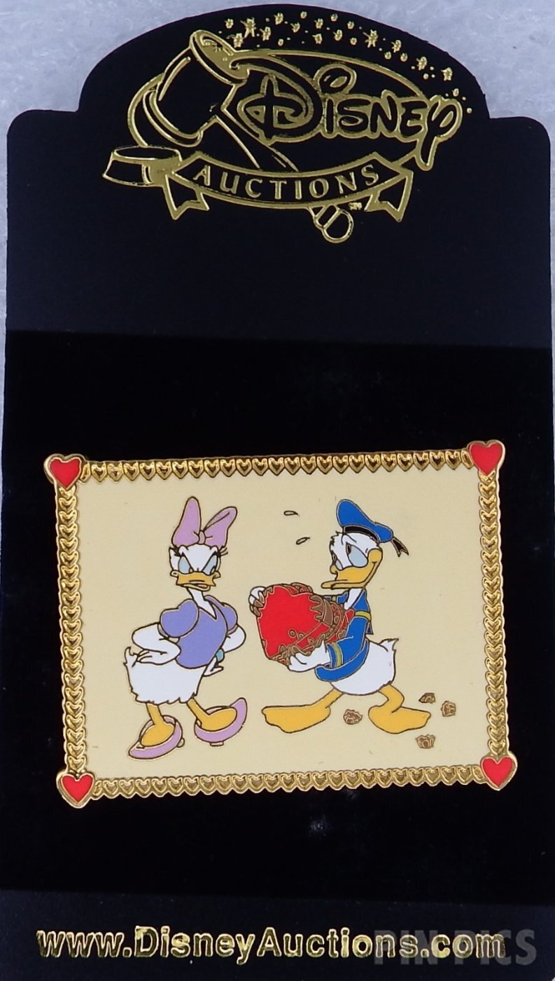 DA - Donald and Daisy - Valentine - P.I.N.S.  pin collectible - Main Image 3