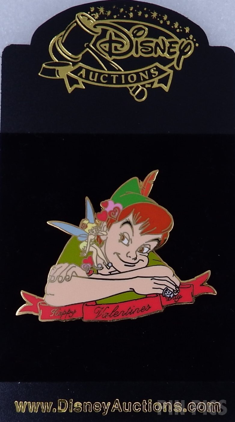 DA - Peter Pan and Tinker Bell - Happy Valentine’s Day 2004  pin collectible - Main Image 3