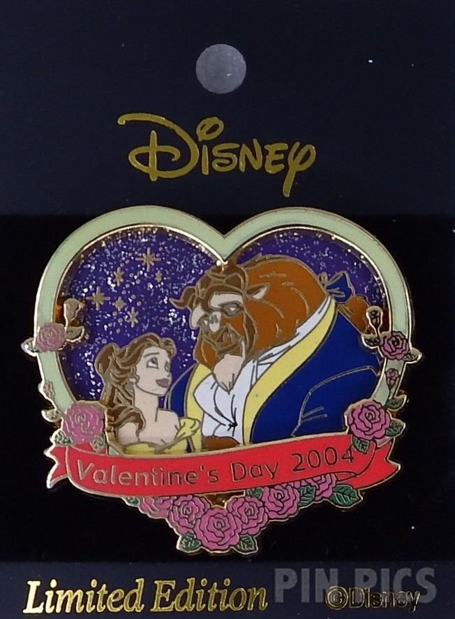 Japan - Beauty and the Beast - Valentines Day 2004  pin collectible - Main Image 3