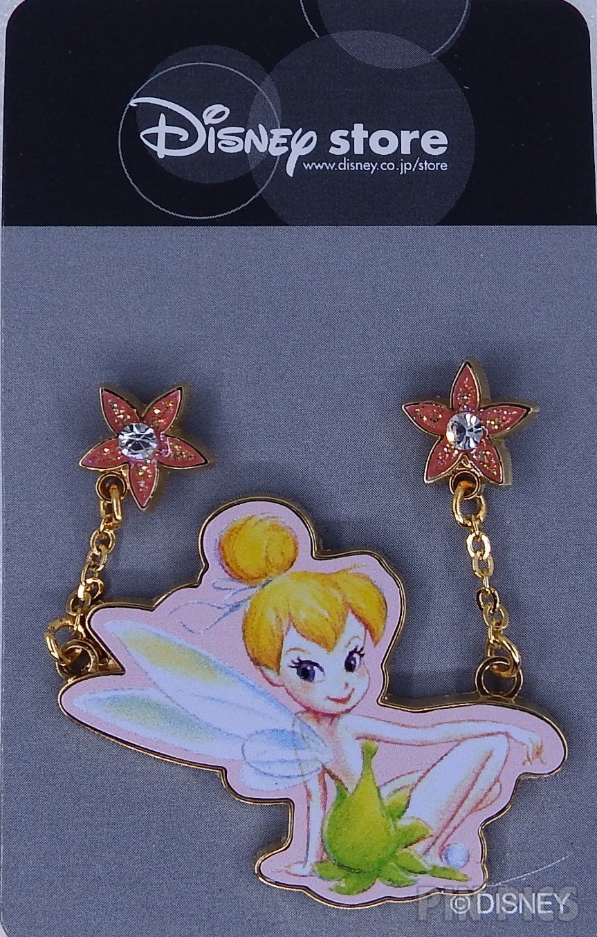 Japan - Tinker Bell - Flower - Fairy Charm - Dangle - JDS  pin collectible - Main Image 3