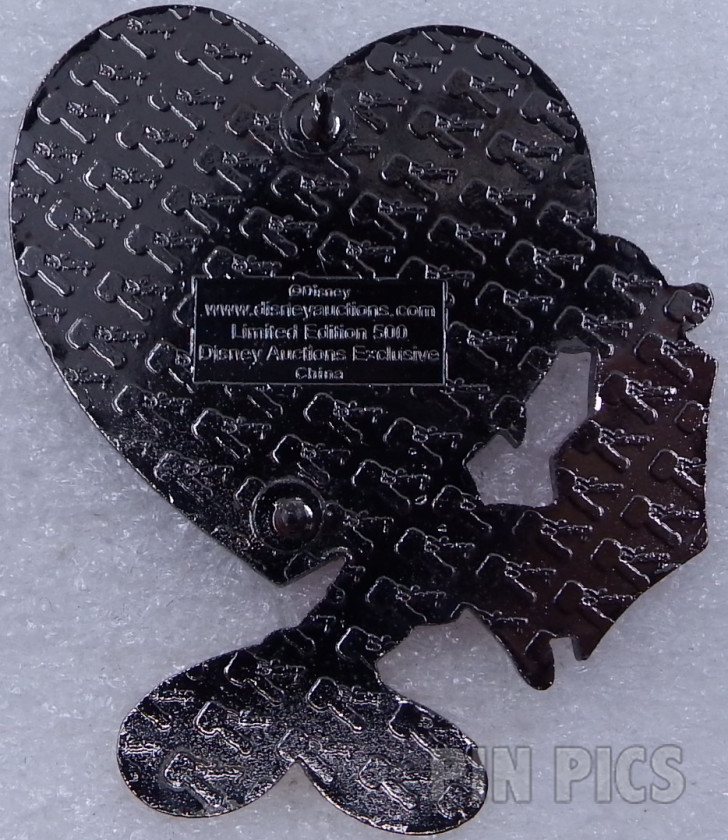 DA - Mickey Mouse With Hearts  pin collectible - Main Image 2