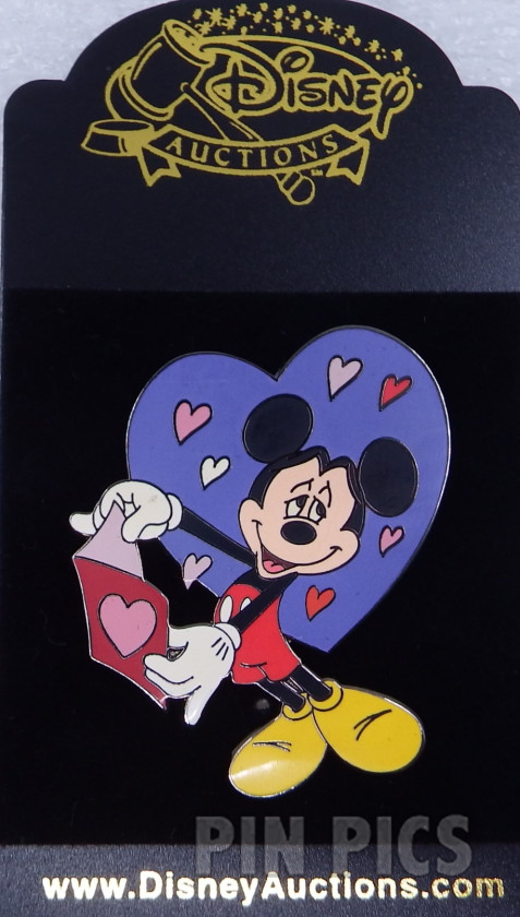 DA - Mickey Mouse With Hearts  pin collectible - Main Image 3