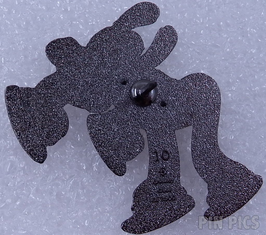 Pluto on Ice Skates - Pin 10 - Set 3 - Disney Advent Tree Series - Merry Christmas 2003  pin collectible - Main Image 2