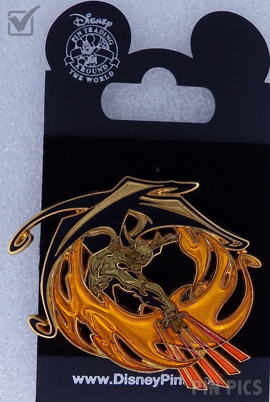Chernabog - Being Bad - Casting Fire - Fantasia  pin collectible - Main Image 3