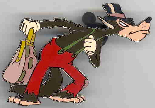 Mickey - Kicking a White & Gold Soccer Ball