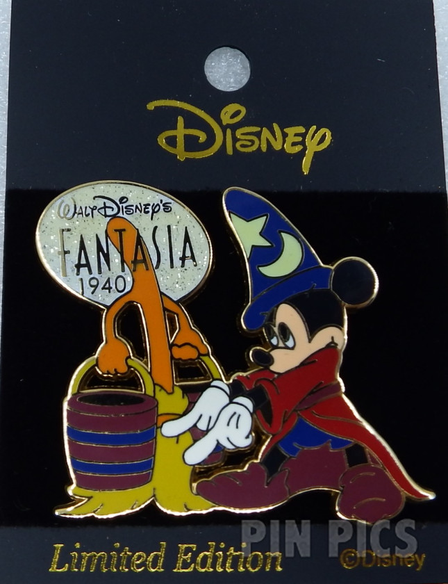 Japan - Sorcerer Mickey and Broom - Fantasia - Filmography Collection 2004  pin collectible - Main Image 3