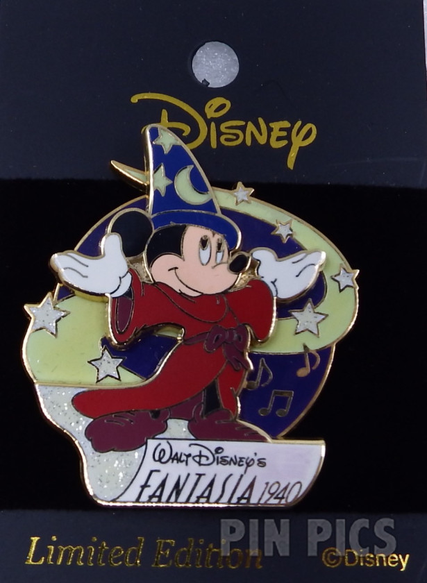 Japan - Sorcerer Mickey - Stars - Fantasia - Filmography Collection 2004  pin collectible - Main Image 3