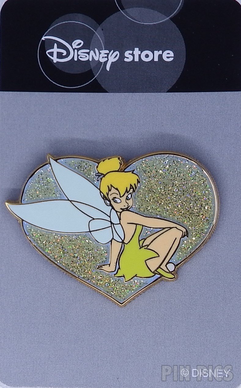 Japan - Tinker Bell - Sparkle Heart - White Day 2004 - JDS  pin collectible - Main Image 3