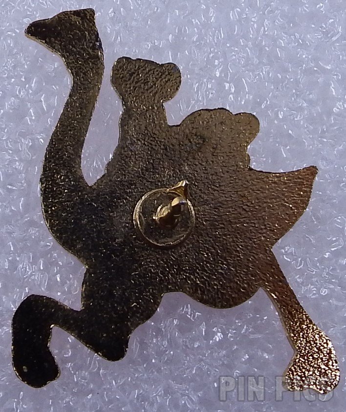 Simba riding an Ostrich - Lion King  pin collectible - Main Image 2