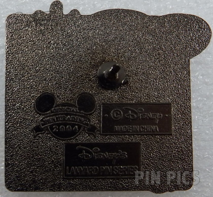 DLR - Mickey - Yipes - Words - Cast Lanyard Series 2 2004  pin collectible - Main Image 2