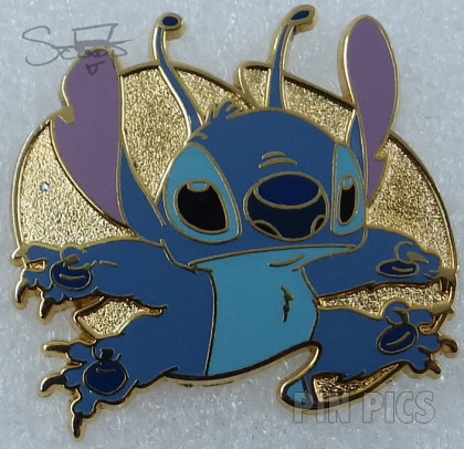 Stitch as a Snowman WINTER Extra Large Fantasy pin