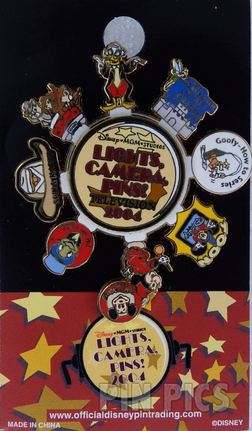 WDW - Disney TV History - Lights, Camera, Pins #11 - Spinner  pin collectible - Main Image 3