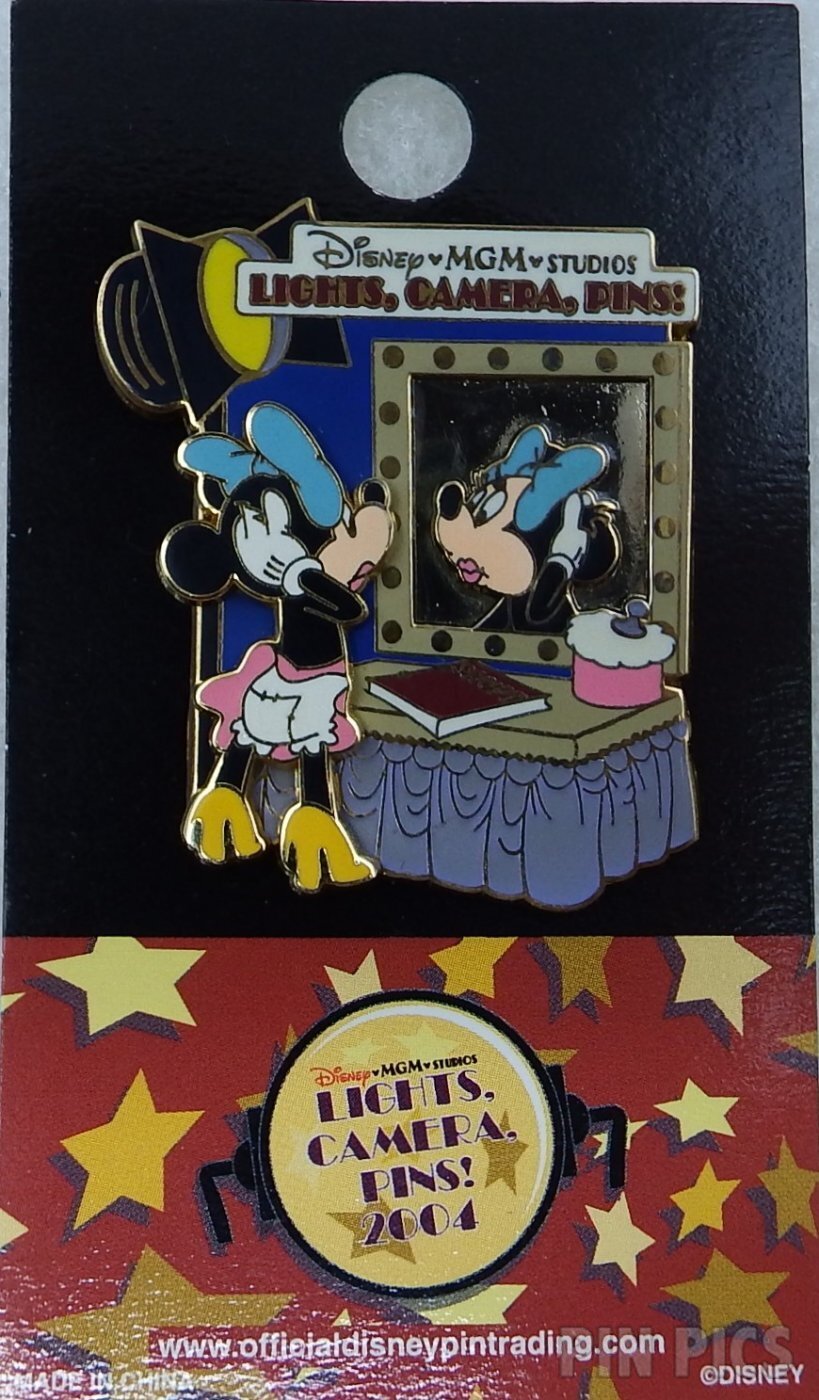 WDW - Minnie Mouse Dressing Room - Lights, Camera, Pins! #5  pin collectible - Main Image 3