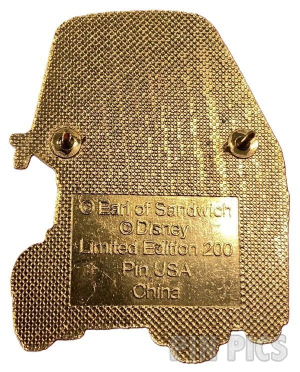 WDW - Earl of Sandwich - Red Double Decker Bus - Version 1  pin collectible - Main Image 2